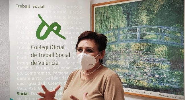 Lorena Ramírez treballadora social en un centre de dia