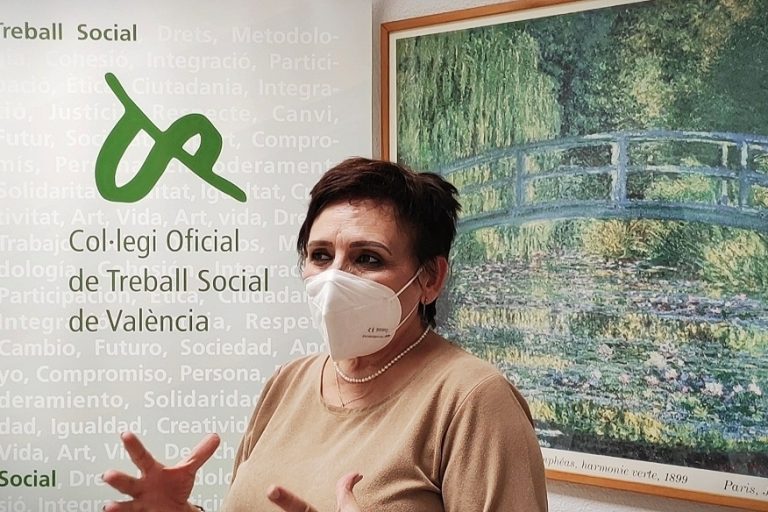 Lorena Ramírez treballadora social en un centre de dia