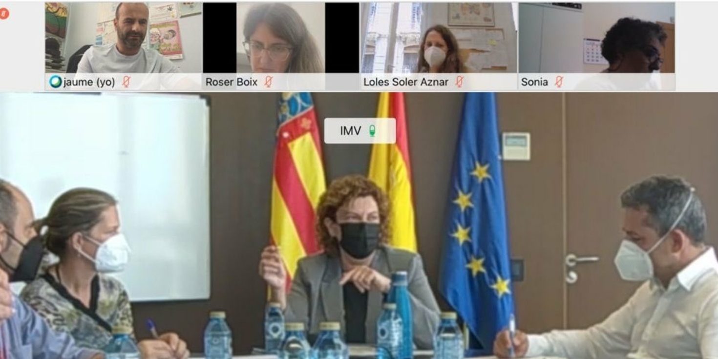 Reunió amb María José Cortell 10 juny 2021