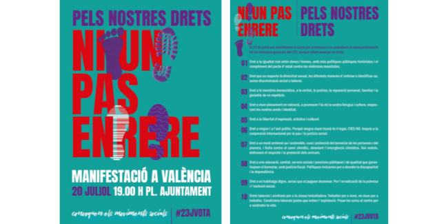 manifestació cartell web